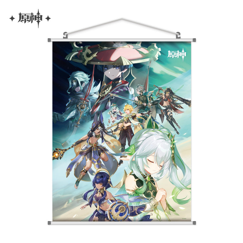 Genshin Impact - King Deshret and the Three Magi Wall Scroll - miHoYo