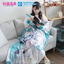 Vocaloid - Hatsune Miku: 39 Language of Flowers Flannel Blanket - Moeyu