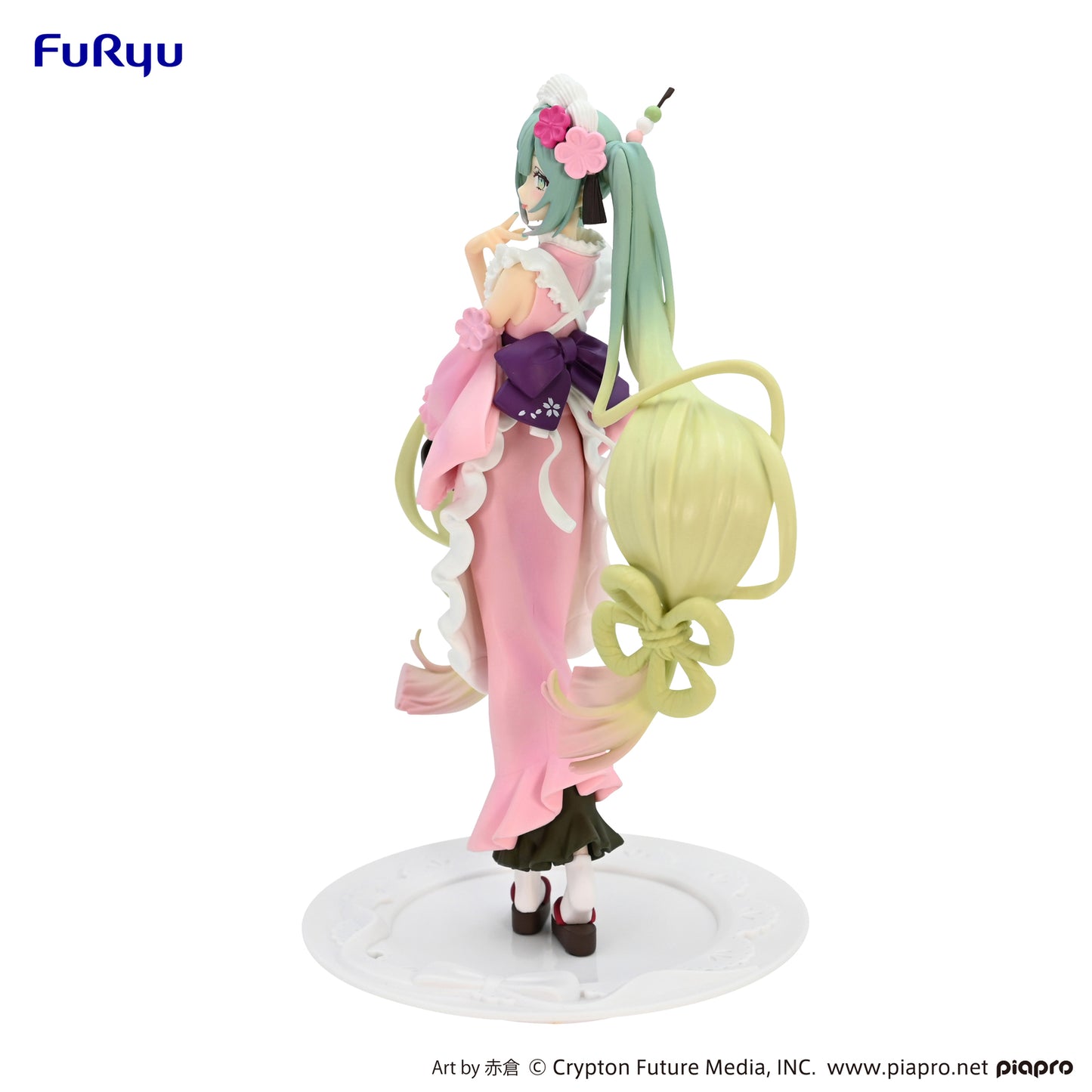 Vocaloid - Hatsune Miku Exceed Creative Figure (Matcha Green Tea Parfait Sakura Ver.) - FuRyu