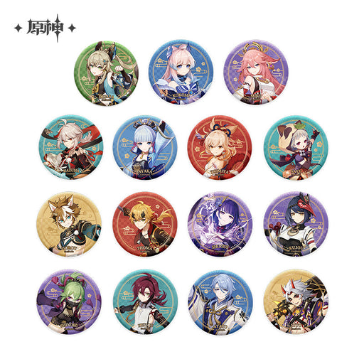 Genshin Impact - Inazuma Tinplate Badge - miHoYo