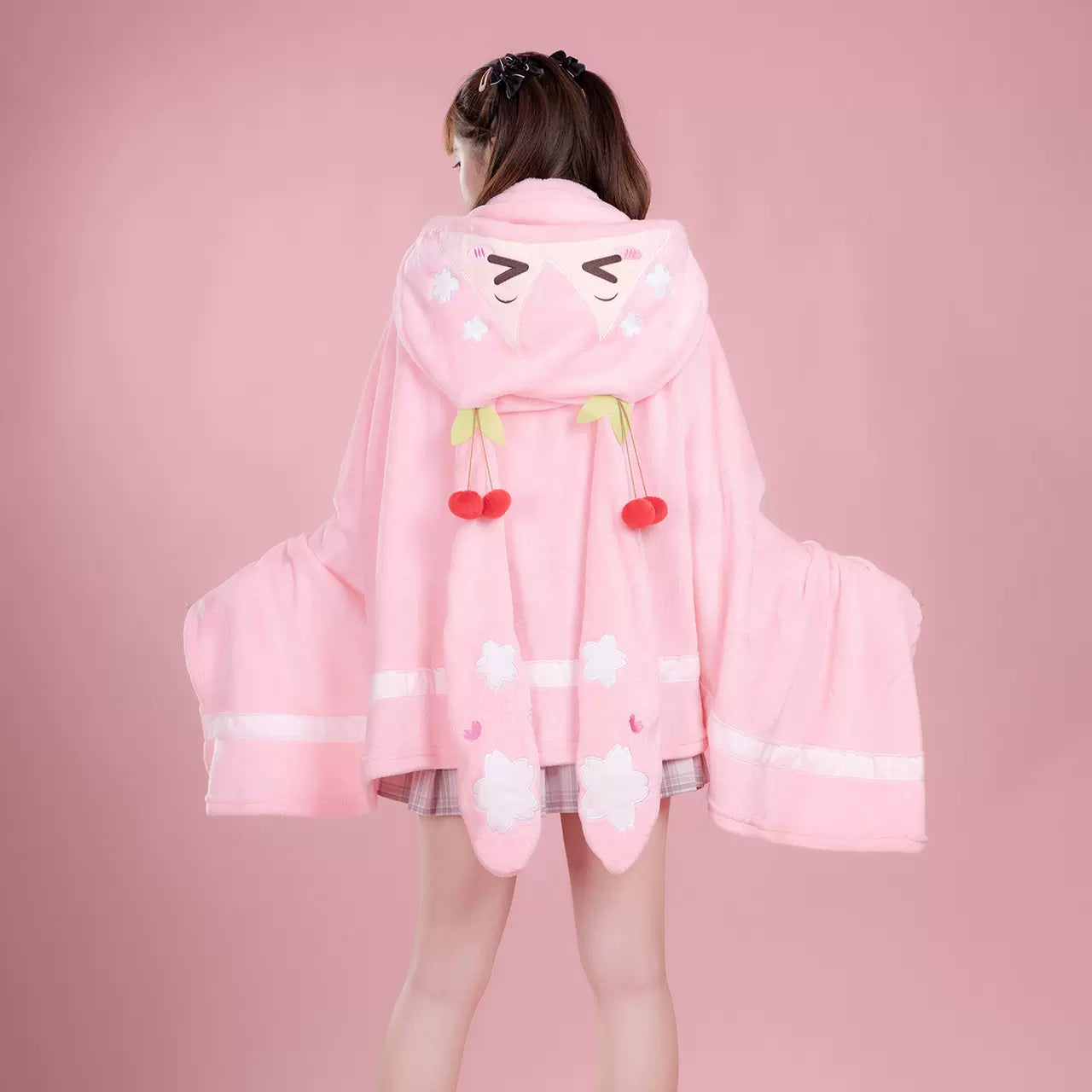 Vocaloid - Sakura Miku: Official Hooded Blanket - Moeyu