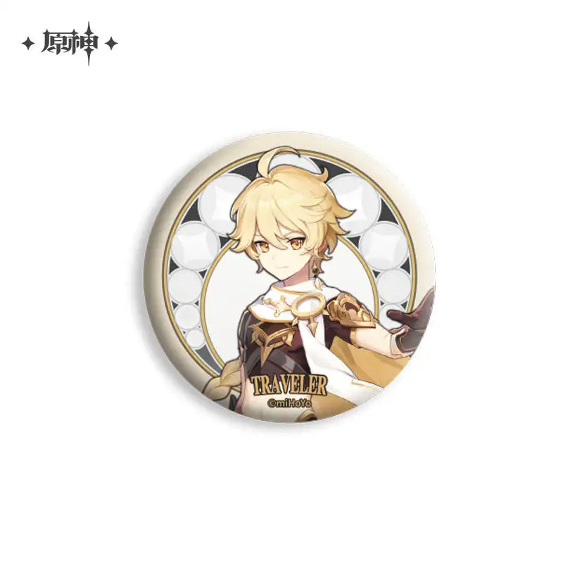 Genshin Impact - Travelers Tinplate Badge - miHoYo