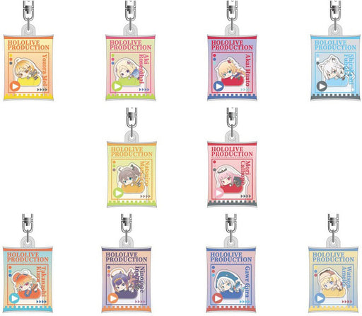 Hololive - Hug Meets Air-Fuwa Keychain B Box (10 pc) - Hasepro