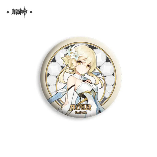 Genshin Impact - Travelers Tinplate Badge - miHoYo