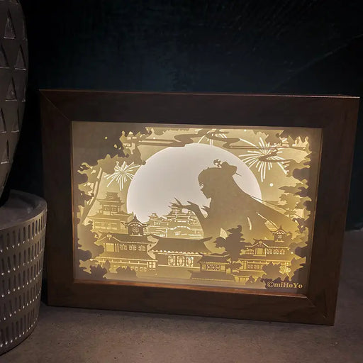 Genshin Impact - Jade Moon, Paper Carvings Night Lamp - miHoYo
