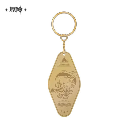 [Pre-order] Genshin Impact - Camping! Metal Keychain - miHoYo