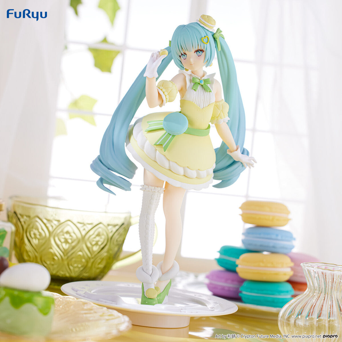 [Pre-order] Vocaloid - Hatsune Miku: Exceed Creative SweetSweets (Citron Macaron Ver.) - FuRyu