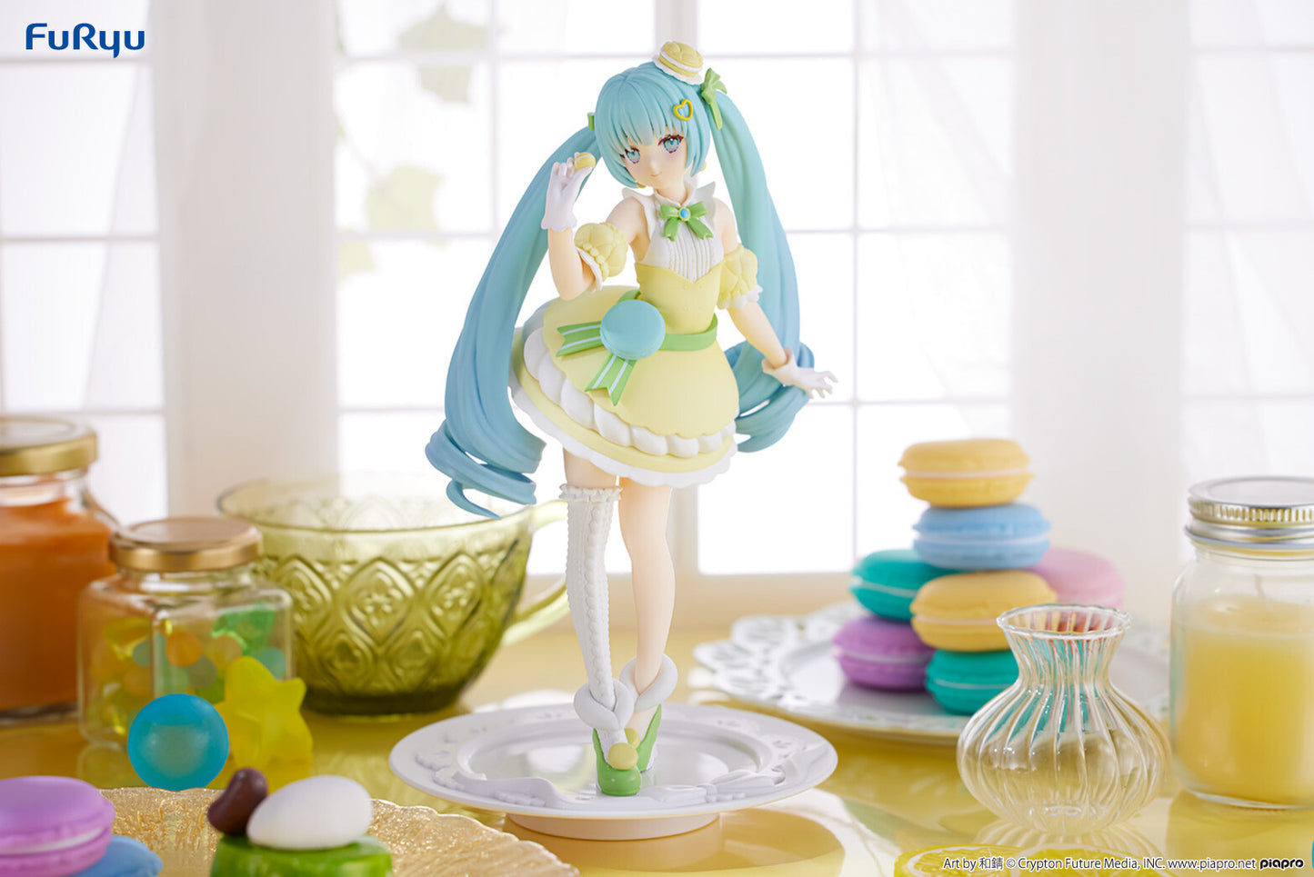 [Pre-order] Vocaloid - Hatsune Miku: Exceed Creative SweetSweets (Citron Macaron Ver.) - FuRyu