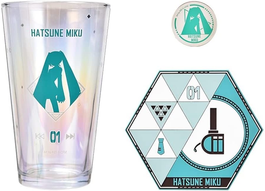 Vocaloid - Hatsune Miku: Official Glass and Coaster - Bilibili