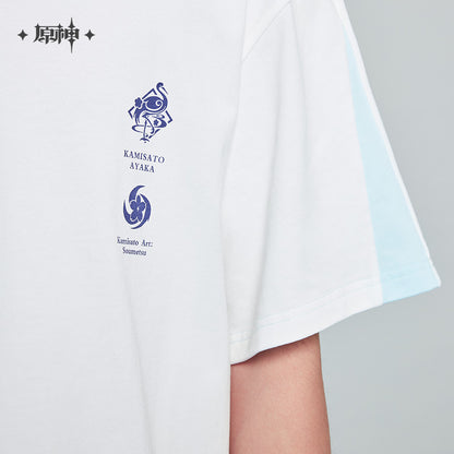 [Pre-order] Genshin Impact - Ayaka Impression Series: Blue/White T-Shirt - miHoYo