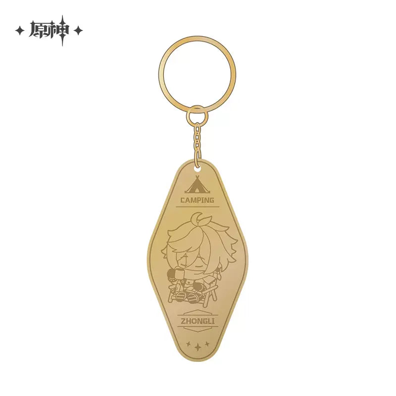 [Pre-order] Genshin Impact - Camping! Metal Keychain - miHoYo