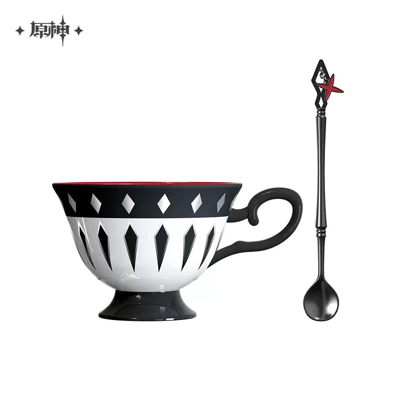 [Pre-order] Genshin Impact - Arlecchino Cup Saucer & Spoon Set - miHoYo