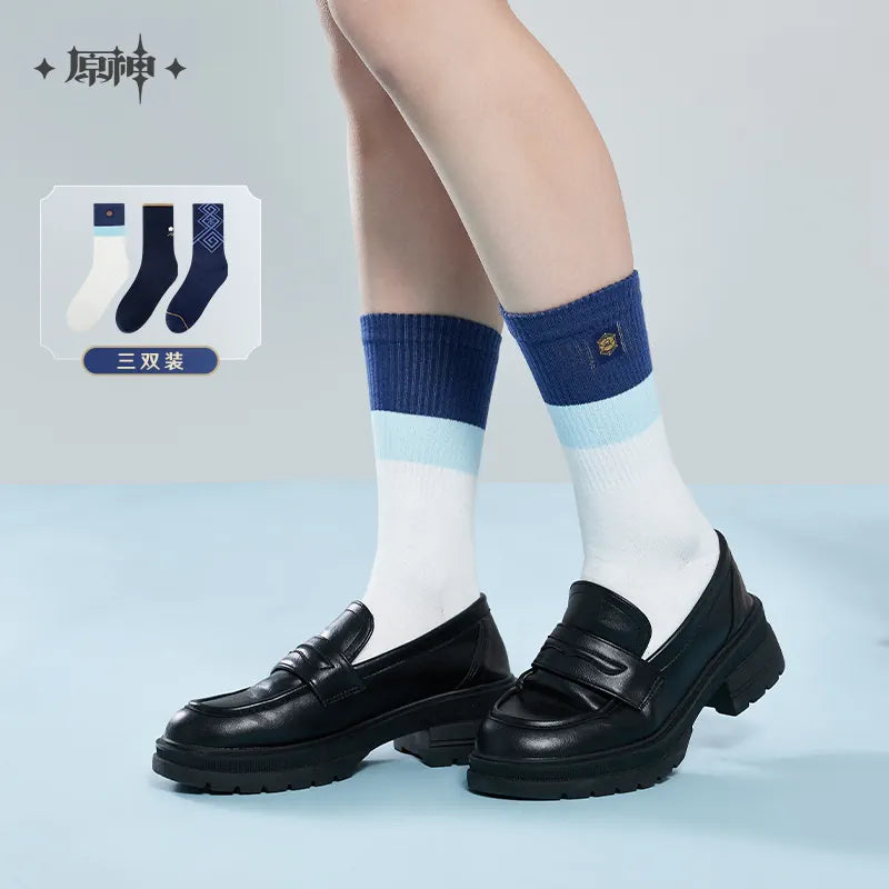 [Pre-order] Genshin Impact - Ayaka Impression Series: Socks (3 Pairs Set) - miHoYo