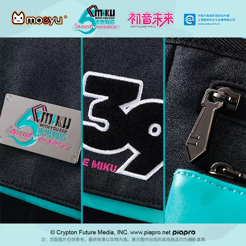 Vocaloid - Hatsune Miku: Official 5th Anniversary Concert Shoulder Bag - Moeyu