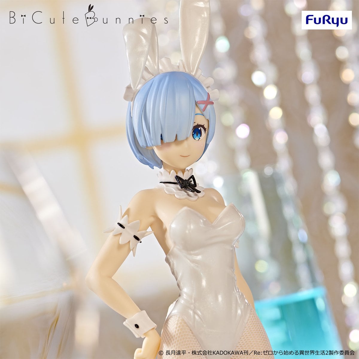 Re:Zero - Rem: BiCute Bunnies (White Pearl Ver.) - FuRyu