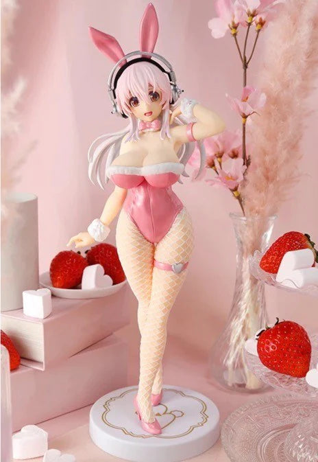 Super Sonico - Super Sonico BiCute Bunnies (Pink Rabbit Ver.) - FuRyu