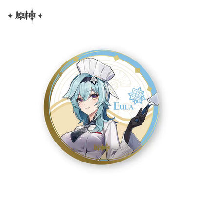 Genshin Impact - Pizza Hut Collaboration Tinplate Badge - miHoYo