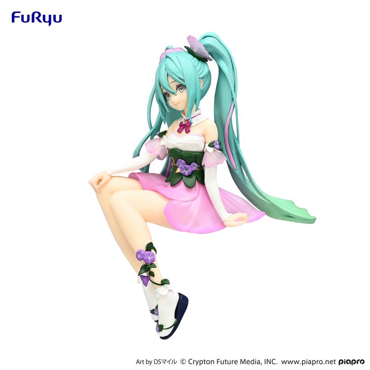 [Pre-order] Vocaloid - Hatsune Miku: Flower Fairy Morning Glory Pink Ver. Noodle Stopper - FuRyu