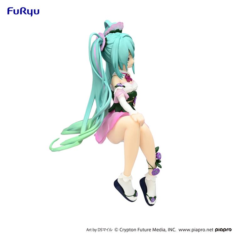 [Pre-order] Vocaloid - Hatsune Miku: Flower Fairy Morning Glory Pink Ver. Noodle Stopper - FuRyu