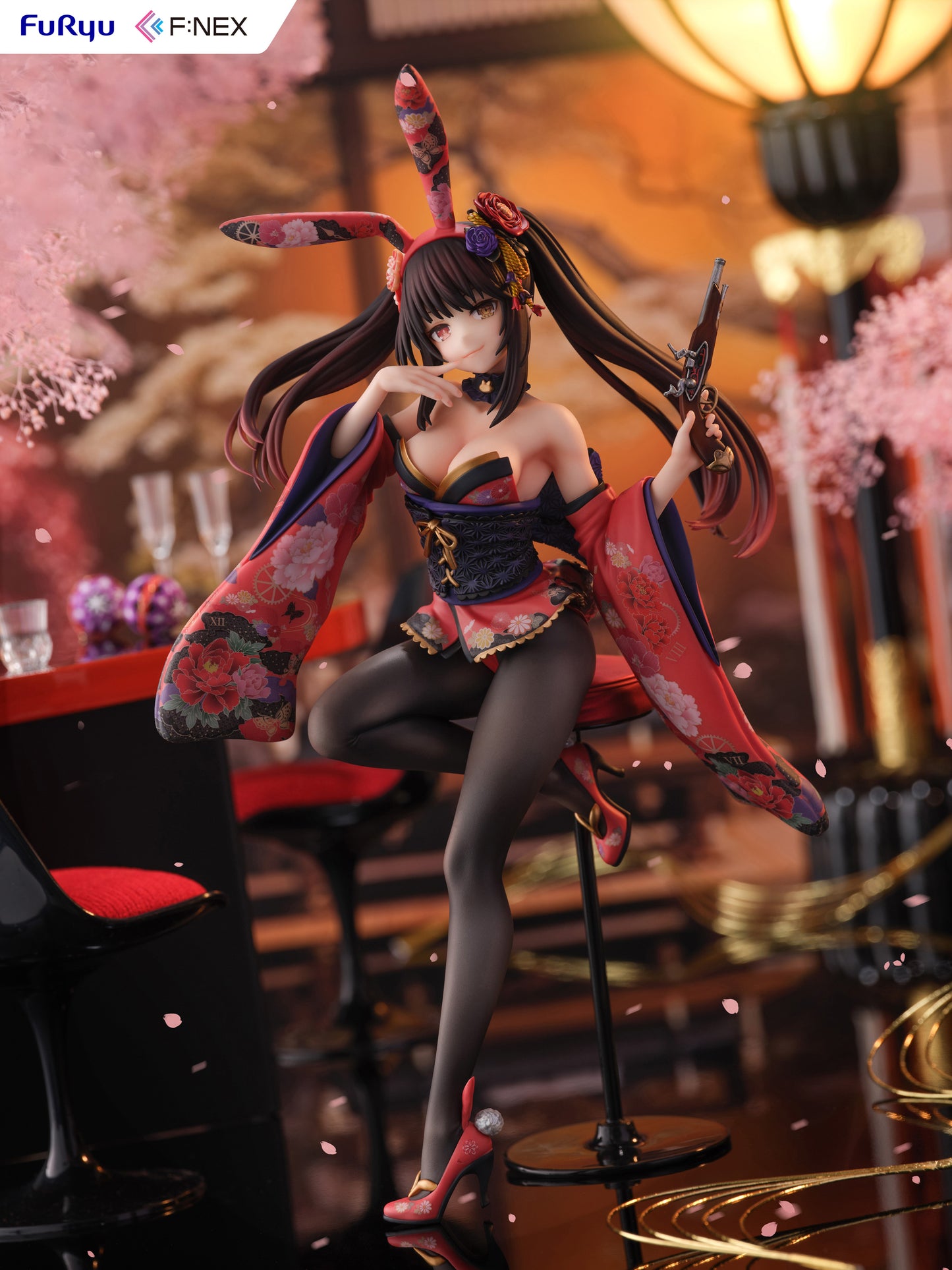 [Pre-order] Date A Live V - Kurumi Tokisaki: Wa-Bunny Figure 1/7 - FuRyu