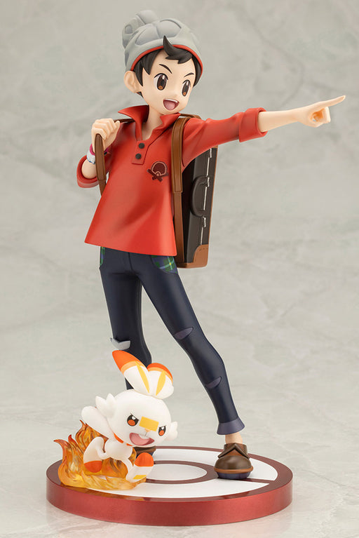 [Pre-order] Pokemon Sword and Shield - Victor with Scorbunny 1/8 (reissue) - ARTFX J