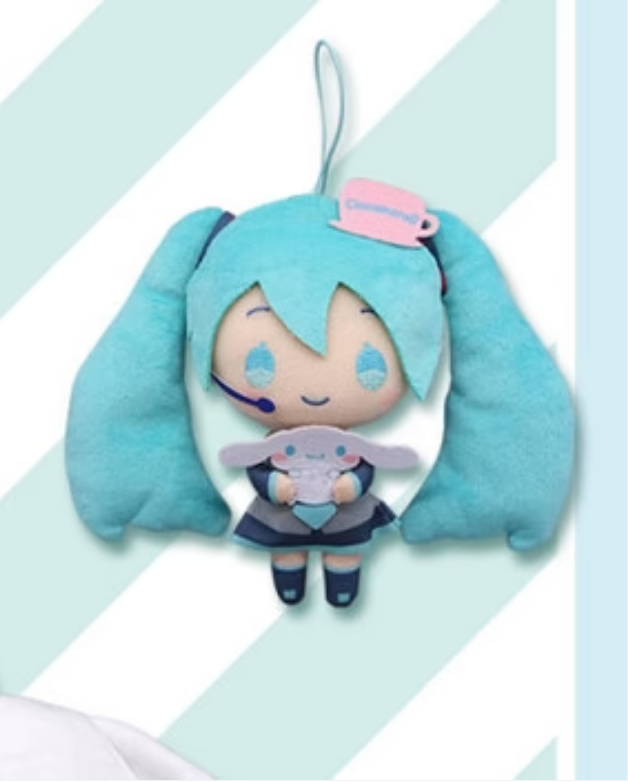 Vocaloid - Hatsune Miku x Cinnamoroll Plushie: Ver. B - FuRyu