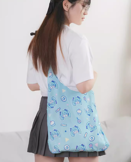 Vocaloid - Hatsune Miku: Official Crossbody Foldable Bag - Moeyu