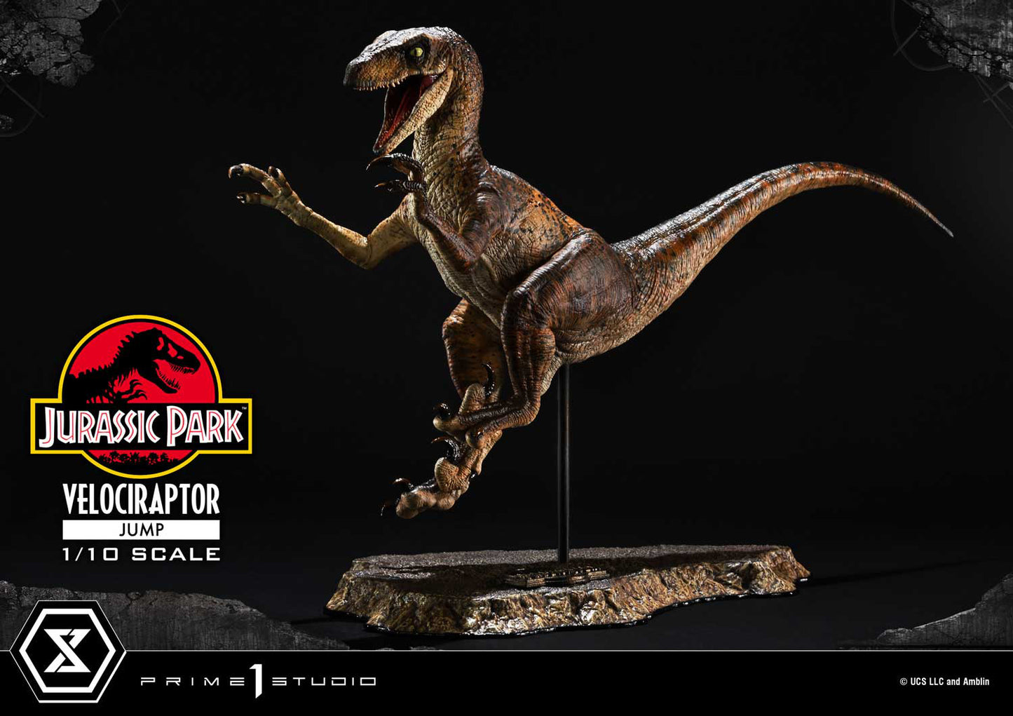 [Pre-order] Jurassic Park - Prime Collectable: Velociraptor Jump 1/10 - Prime 1 Studio