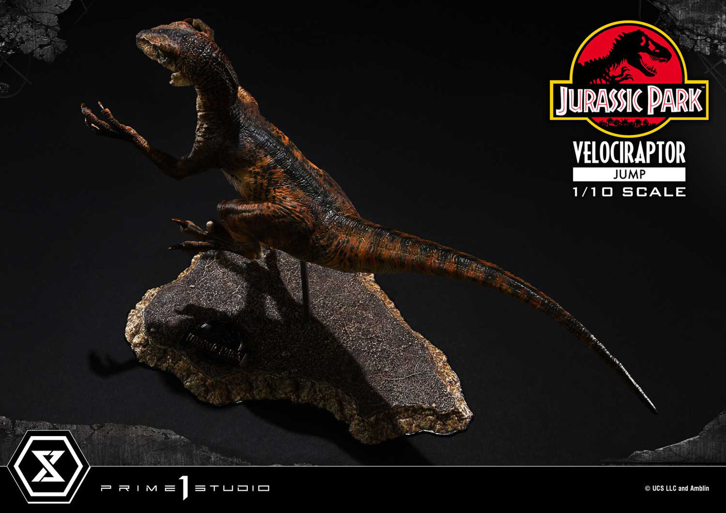 [Pre-order] Jurassic Park - Prime Collectable: Velociraptor Jump 1/10 - Prime 1 Studio