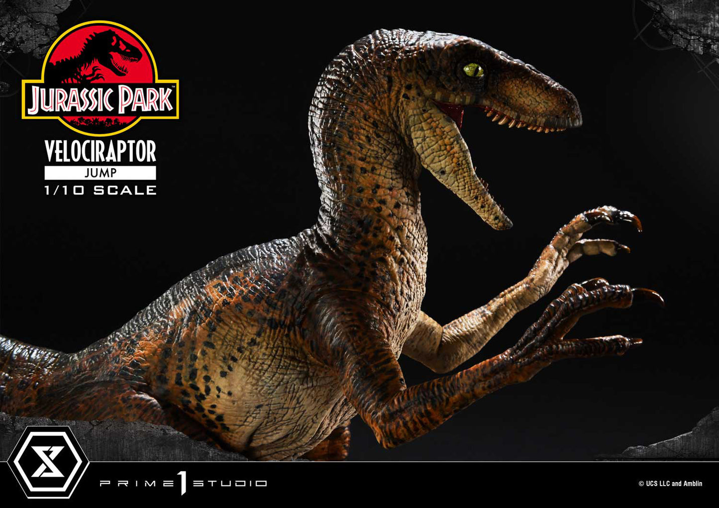 [Pre-order] Jurassic Park - Prime Collectable: Velociraptor Jump 1/10 - Prime 1 Studio