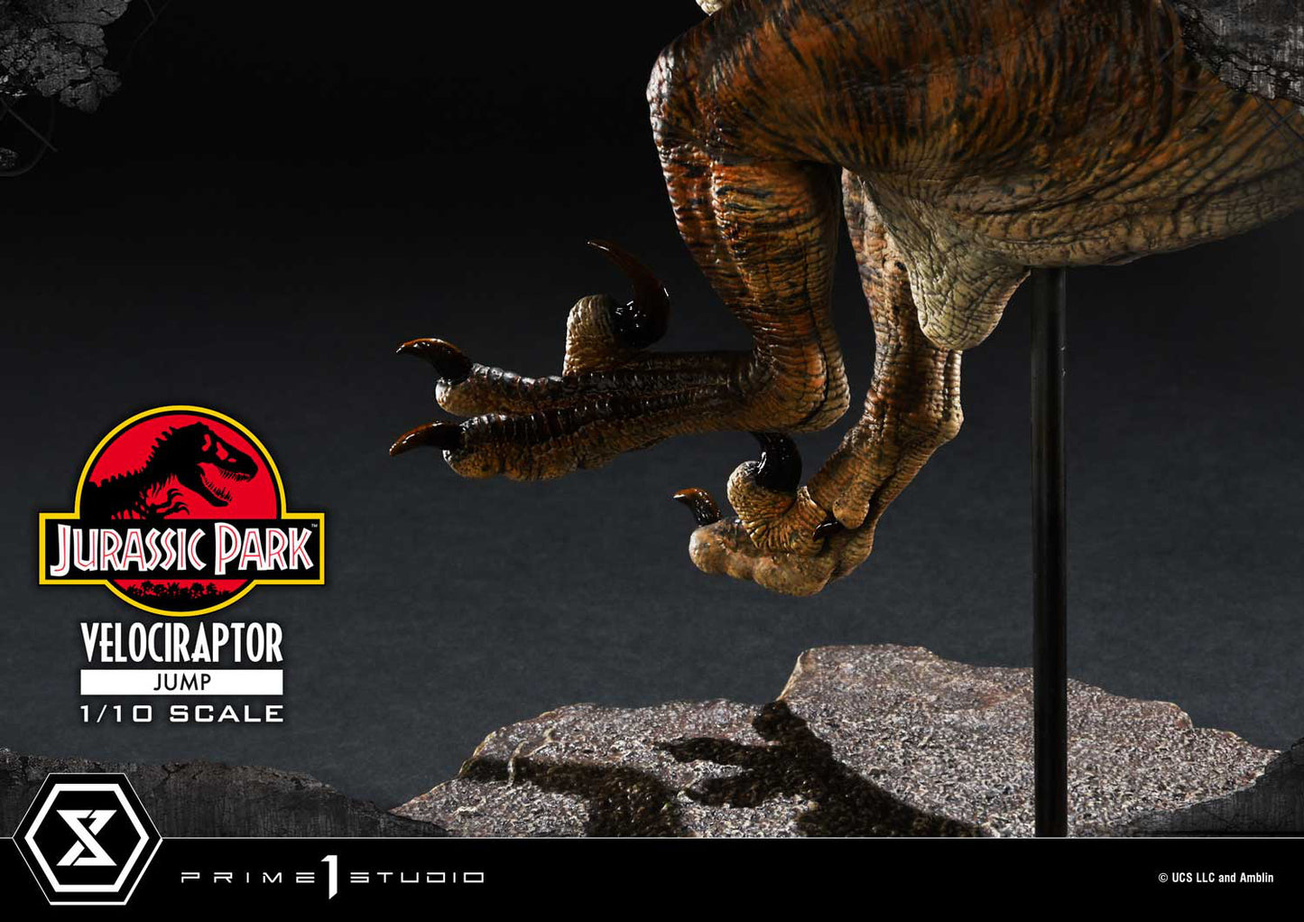 [Pre-order] Jurassic Park - Prime Collectable: Velociraptor Jump 1/10 - Prime 1 Studio