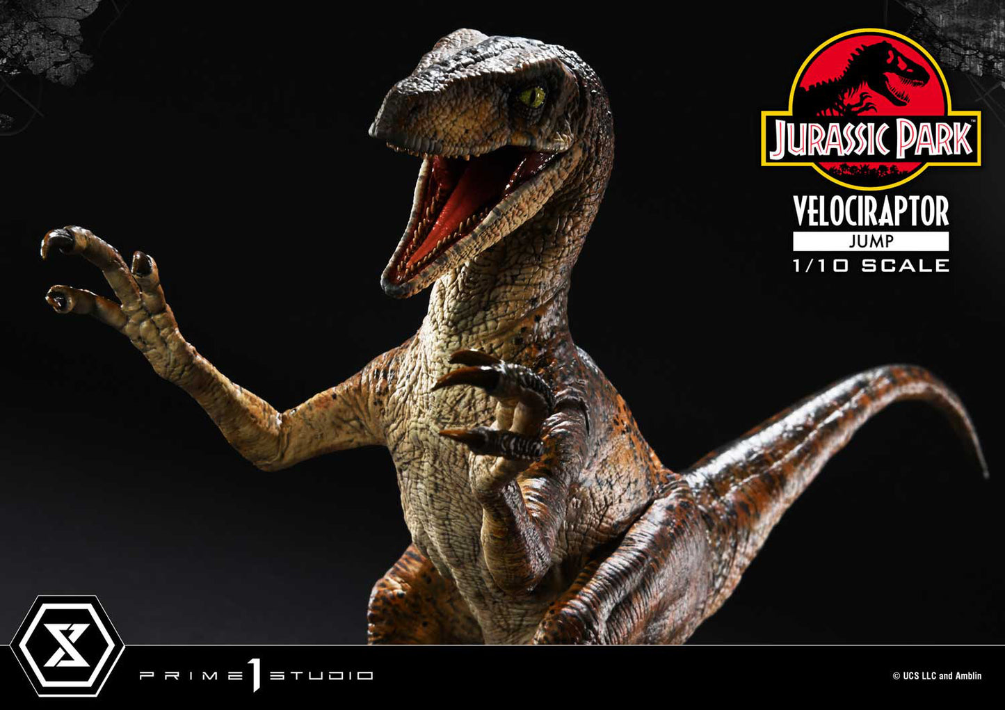 [Pre-order] Jurassic Park - Prime Collectable: Velociraptor Jump 1/10 - Prime 1 Studio