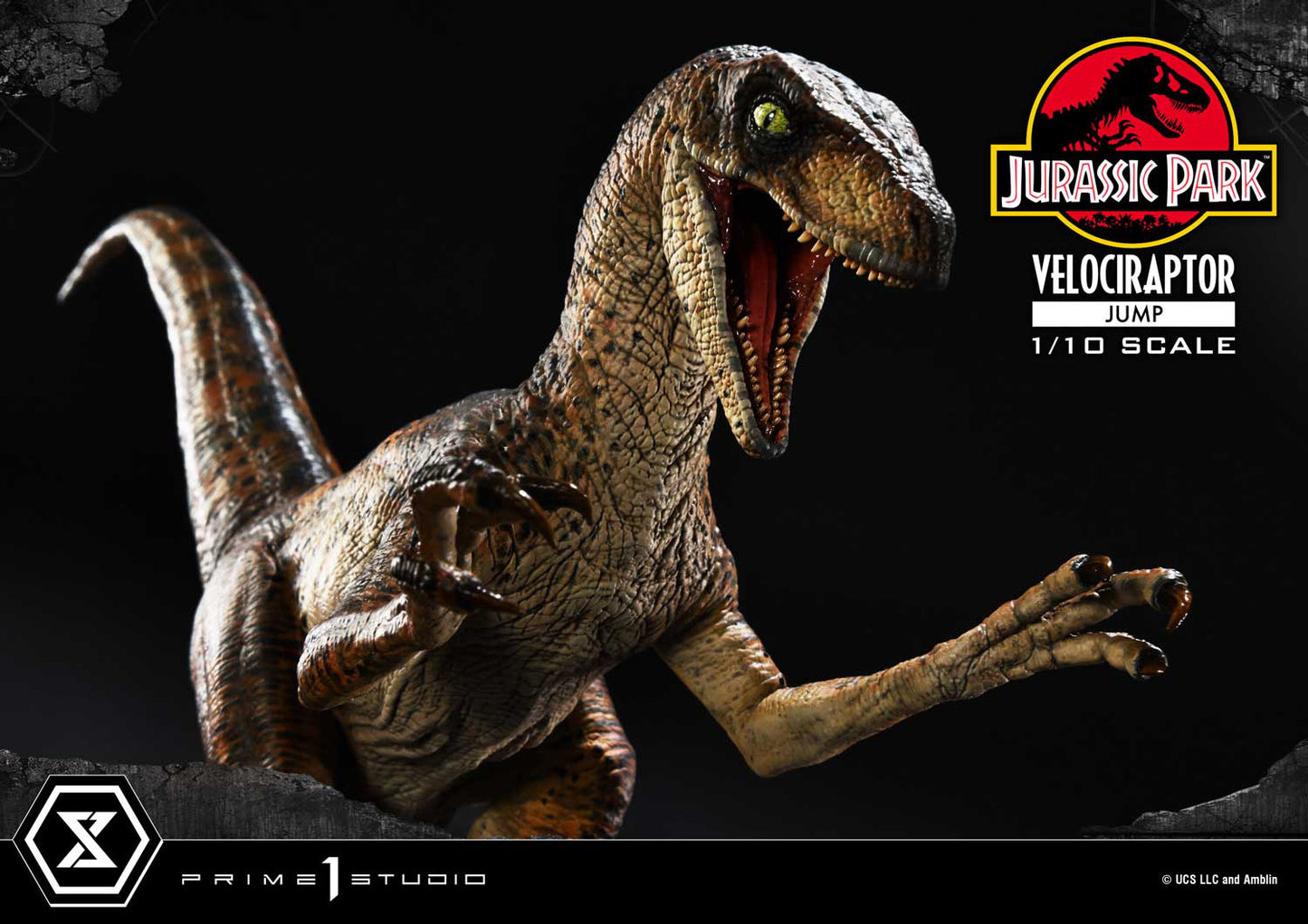 [Pre-order] Jurassic Park - Prime Collectable: Velociraptor Jump 1/10 - Prime 1 Studio