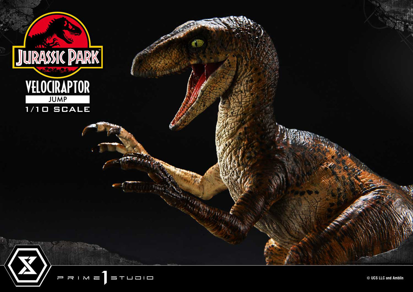 [Pre-order] Jurassic Park - Prime Collectable: Velociraptor Jump 1/10 - Prime 1 Studio