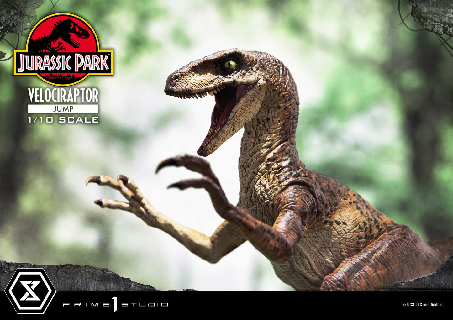 [Pre-order] Jurassic Park - Prime Collectable: Velociraptor Jump 1/10 - Prime 1 Studio