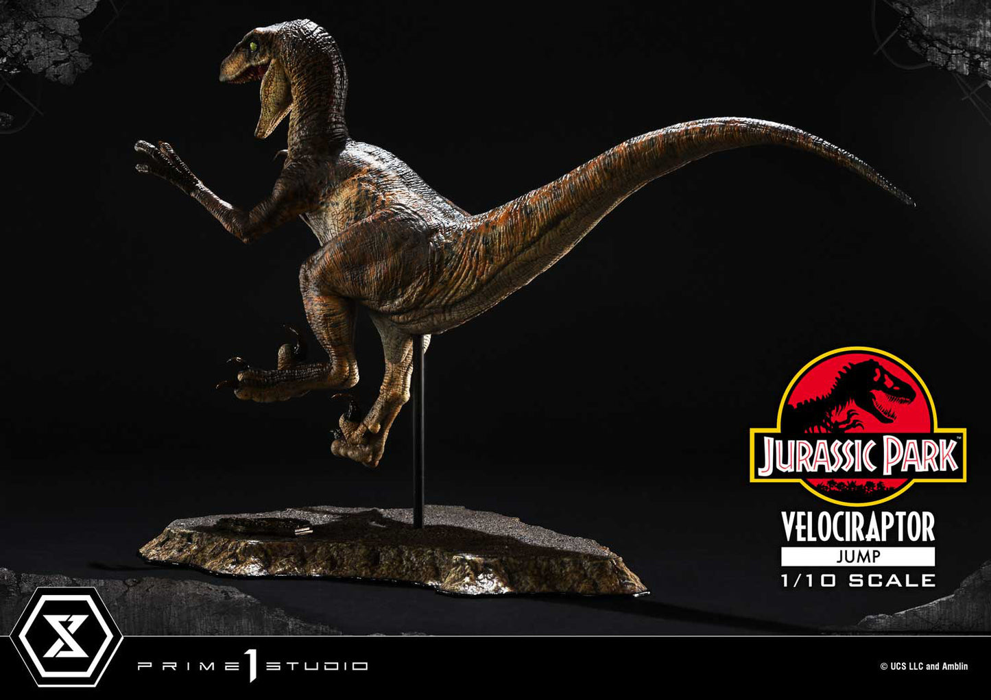 [Pre-order] Jurassic Park - Prime Collectable: Velociraptor Jump 1/10 - Prime 1 Studio