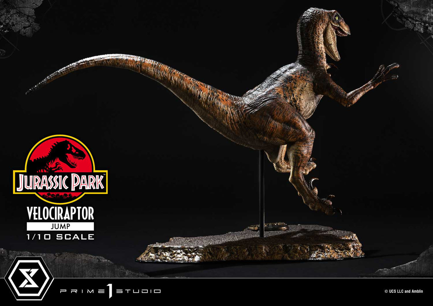 [Pre-order] Jurassic Park - Prime Collectable: Velociraptor Jump 1/10 - Prime 1 Studio