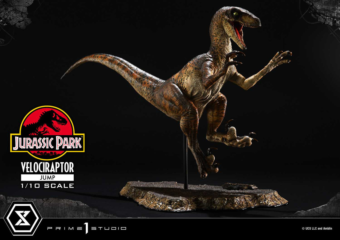 [Pre-order] Jurassic Park - Prime Collectable: Velociraptor Jump 1/10 - Prime 1 Studio