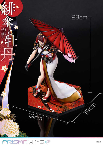 [Pre-order] Original Character - Fujichoco's Original Illustration: Scarlet Umbrella And Peony 1/7 - PRISMA WING