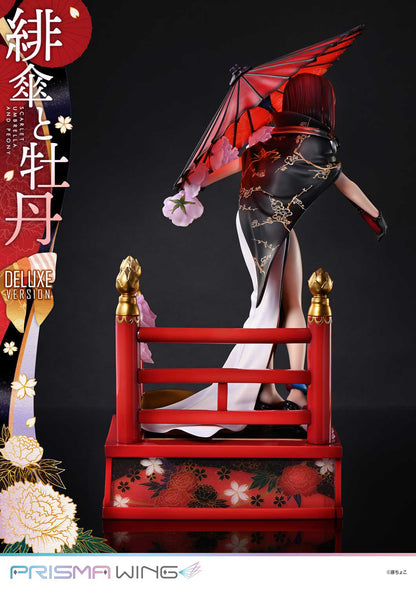 [Pre-order] Original Character - Fujichoco's Original Illustration: Scarlet Umbrella And Peony Deluxe Version 1/7 - PRISMA WING