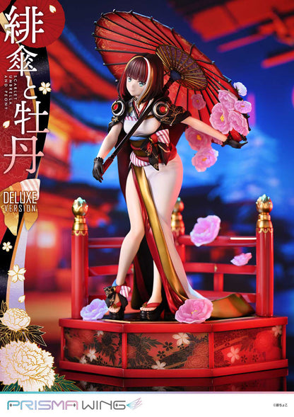 [Pre-order] Original Character - Fujichoco's Original Illustration: Scarlet Umbrella And Peony Deluxe Version 1/7 - PRISMA WING