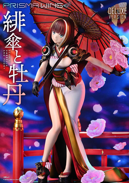 [Pre-order] Original Character - Fujichoco's Original Illustration: Scarlet Umbrella And Peony Deluxe Version 1/7 - PRISMA WING