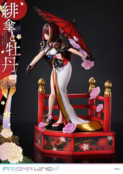 [Pre-order] Original Character - Fujichoco's Original Illustration: Scarlet Umbrella And Peony Deluxe Version 1/7 - PRISMA WING