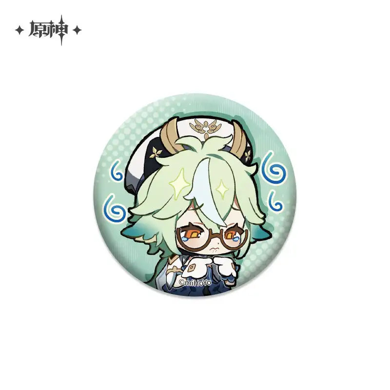 [Pre-order] Genshin Impact - Chibi Series Emoji Tinplate Badges - miHoYo