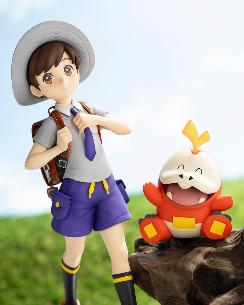 [Pre-order] Pokemon - Florian with Fuecoco: ARTFX J 1/8 - KOTOBUKIYA